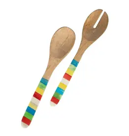 Ten Thousand Villages Mango Tango Salad Servers