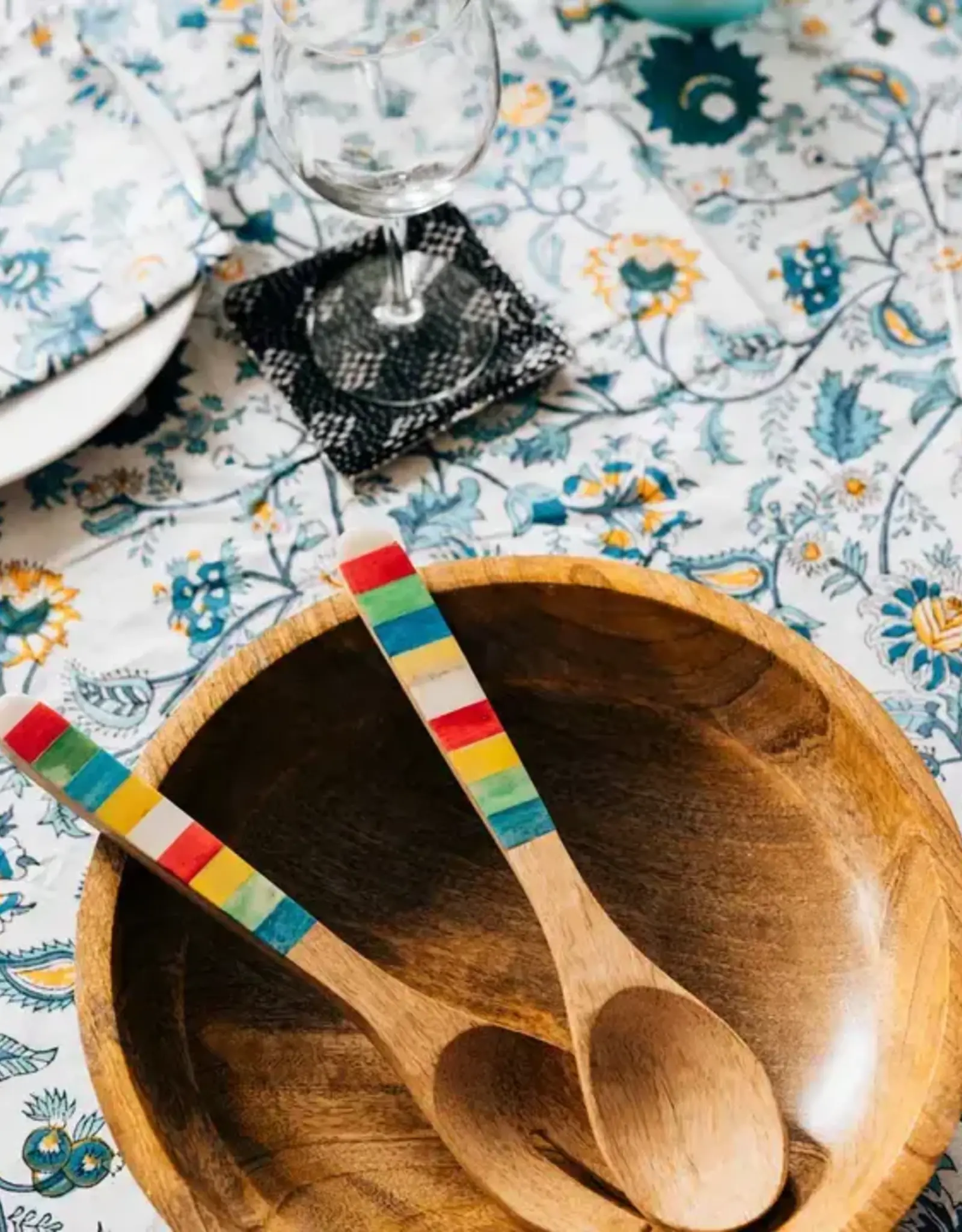 Ten Thousand Villages Mango Tango Salad Servers