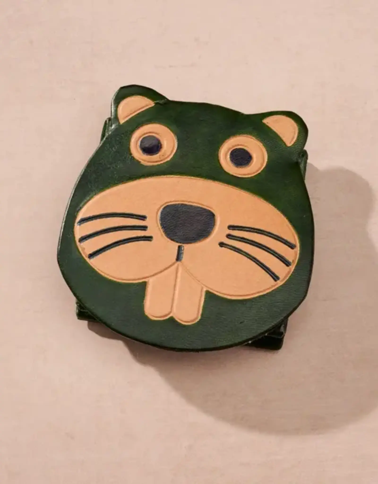 Ten Thousand Villages Billi Beaver Coin Purse