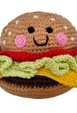 Pebble Pretend Play Food Rattle - Classic Burger