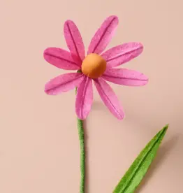 Ten Thousand Villages Silk Paper Flowers (Pink Cone)