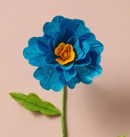 Ten Thousand Villages Silk Paper Flowers (Blue Cosmo)
