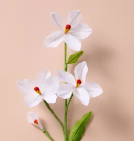 Ten Thousand Villages Silk Paper Flowers (Paperwhite)