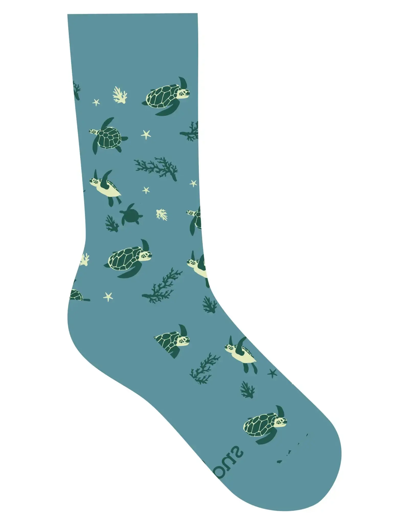 Conscious Step Socks that Protect Sea Turtles (Light Blue)