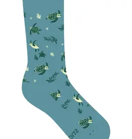 Conscious Step Socks that Protect Sea Turtles (Light Blue)