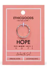 EthicGoods Classic Morse Code Ring: Hope