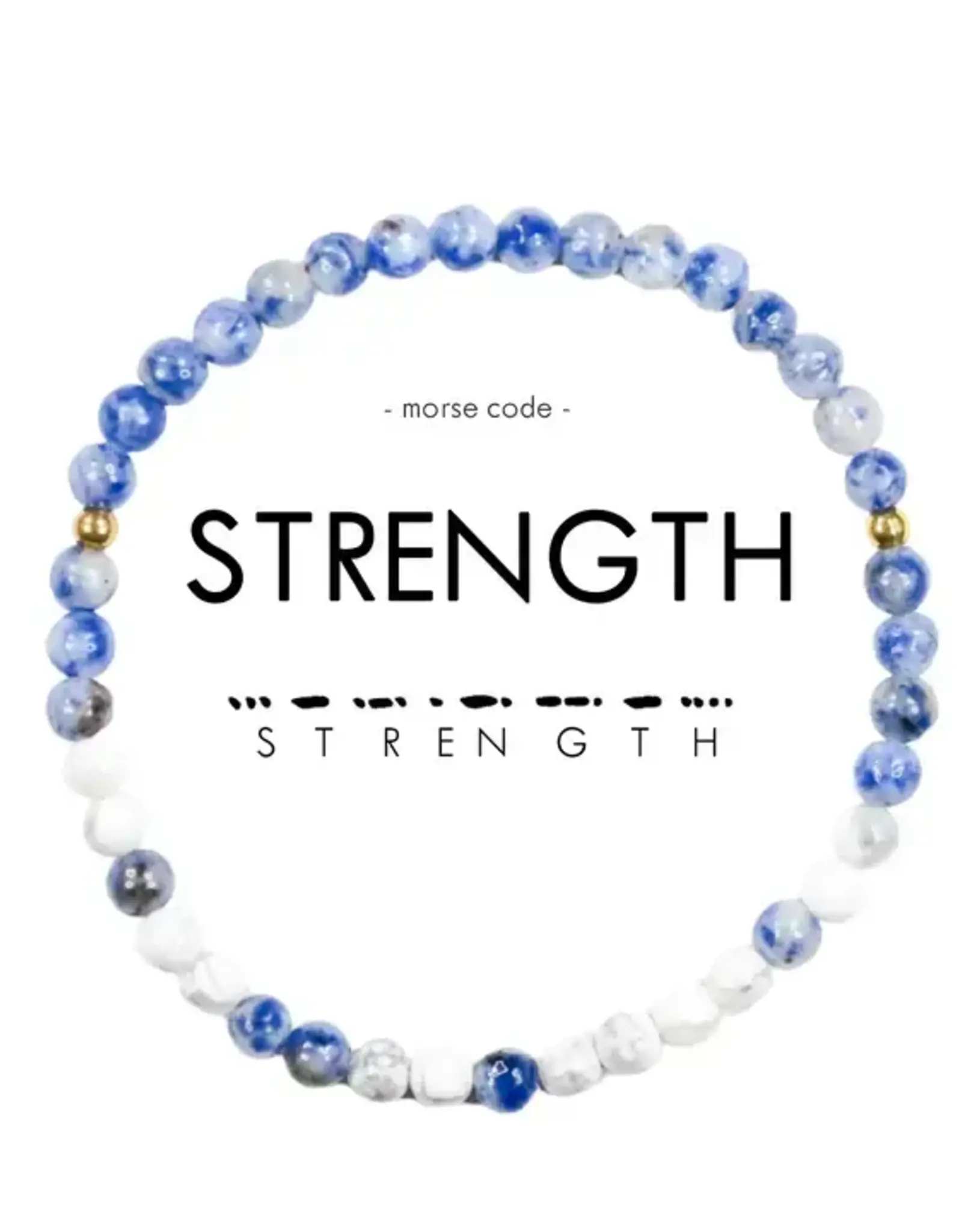 EthicGoods Extended Morse Code Bracelet: Strength