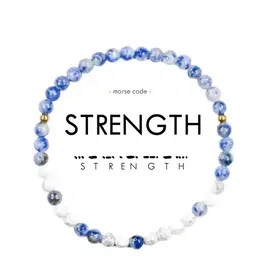 EthicGoods Extended Morse Code Bracelet: Strength