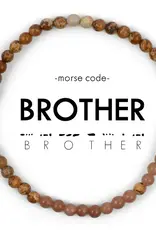 EthicGoods Extended Morse Code Bracelet: Brother