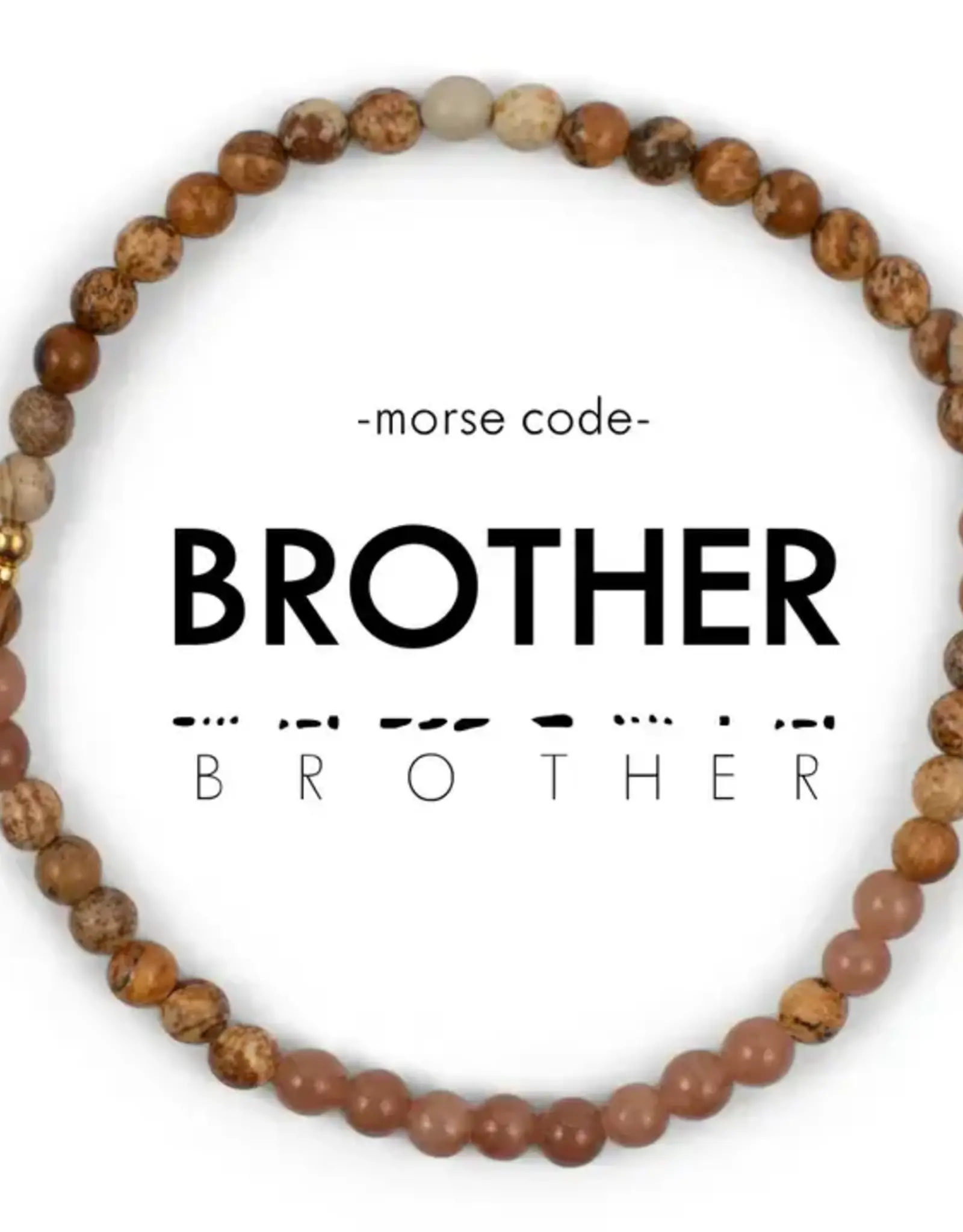 EthicGoods Extended Morse Code Bracelet: Brother