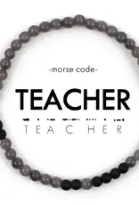 EthicGoods Extended Morse Code Bracelet: Teacher