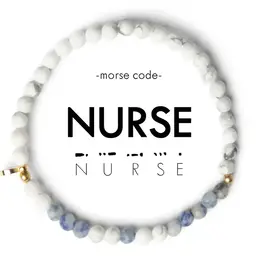 EthicGoods Morse Code Bracelet: Nurse