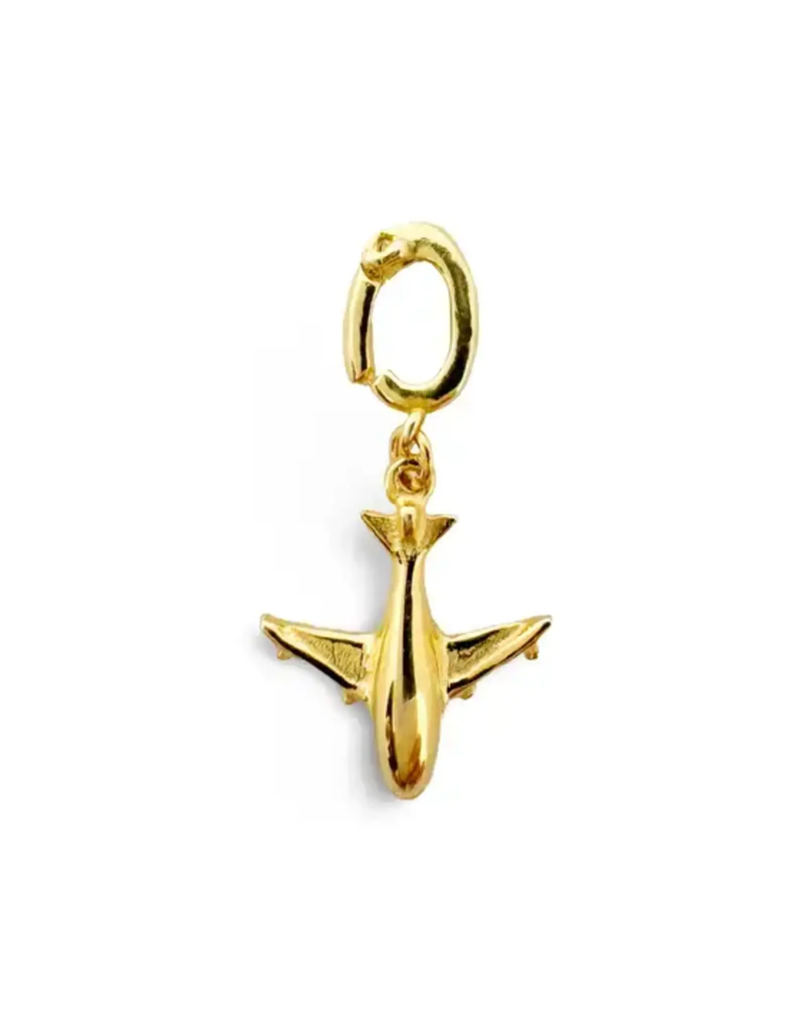 EthicGoods Gold Airplane Charm
