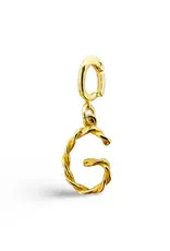 EthicGoods Gold Alphabet Charm - G