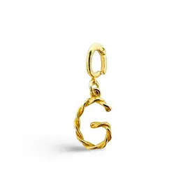 EthicGoods Gold Alphabet Charm - G