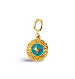 EthicGoods Gold Compass Charm