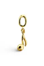 EthicGoods Gold Music Note Charm