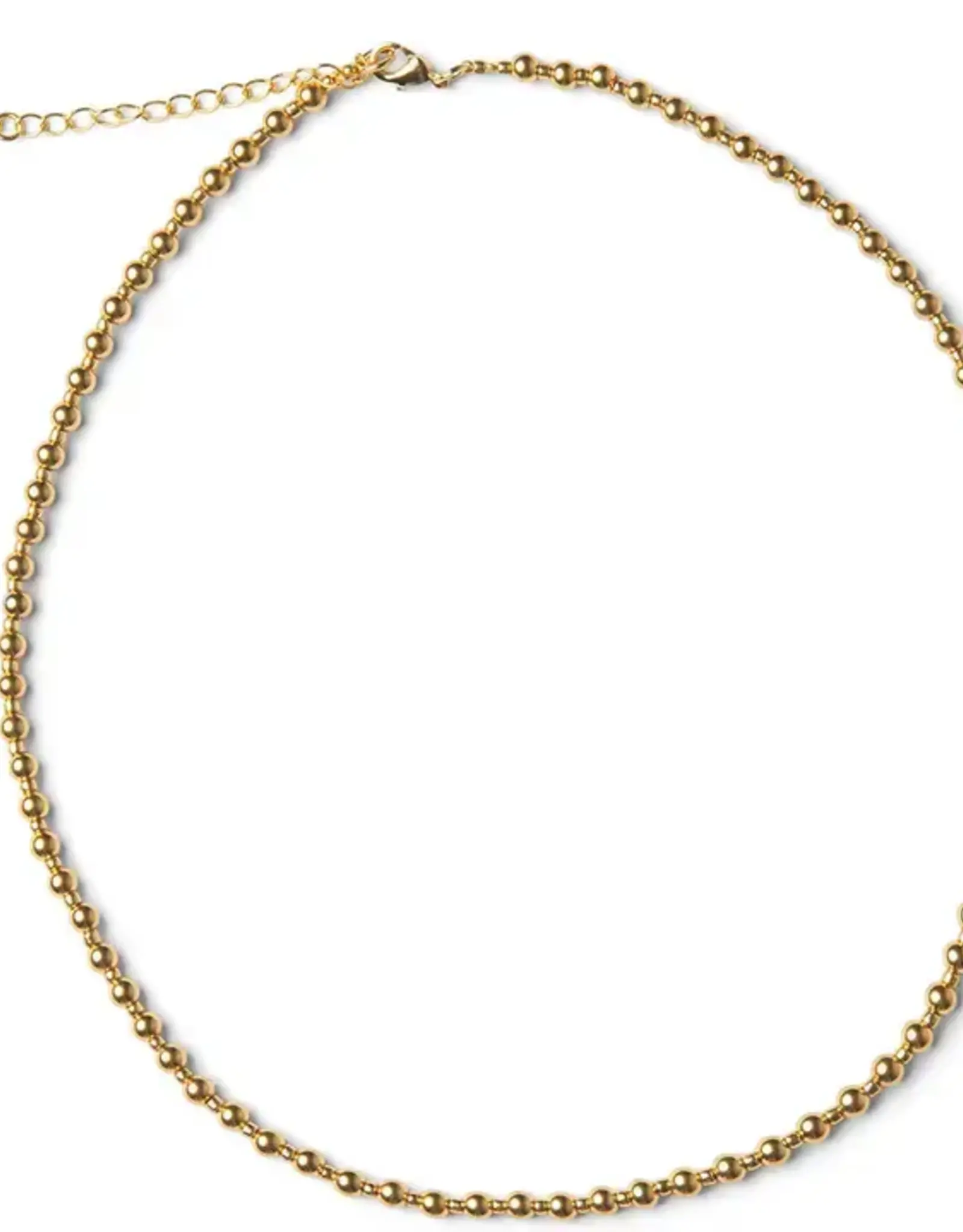 EthicGoods Gold Beaded Necklace