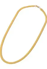 EthicGoods Classic Herringbone Gold Chain Necklace