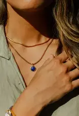 EthicGoods Classic Herringbone Gold Chain Necklace