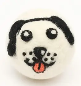 Ethical Global White Dog Felt Dryer Ball