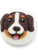 Ethical Global Dark Brown Dog Felt Dryer Ball