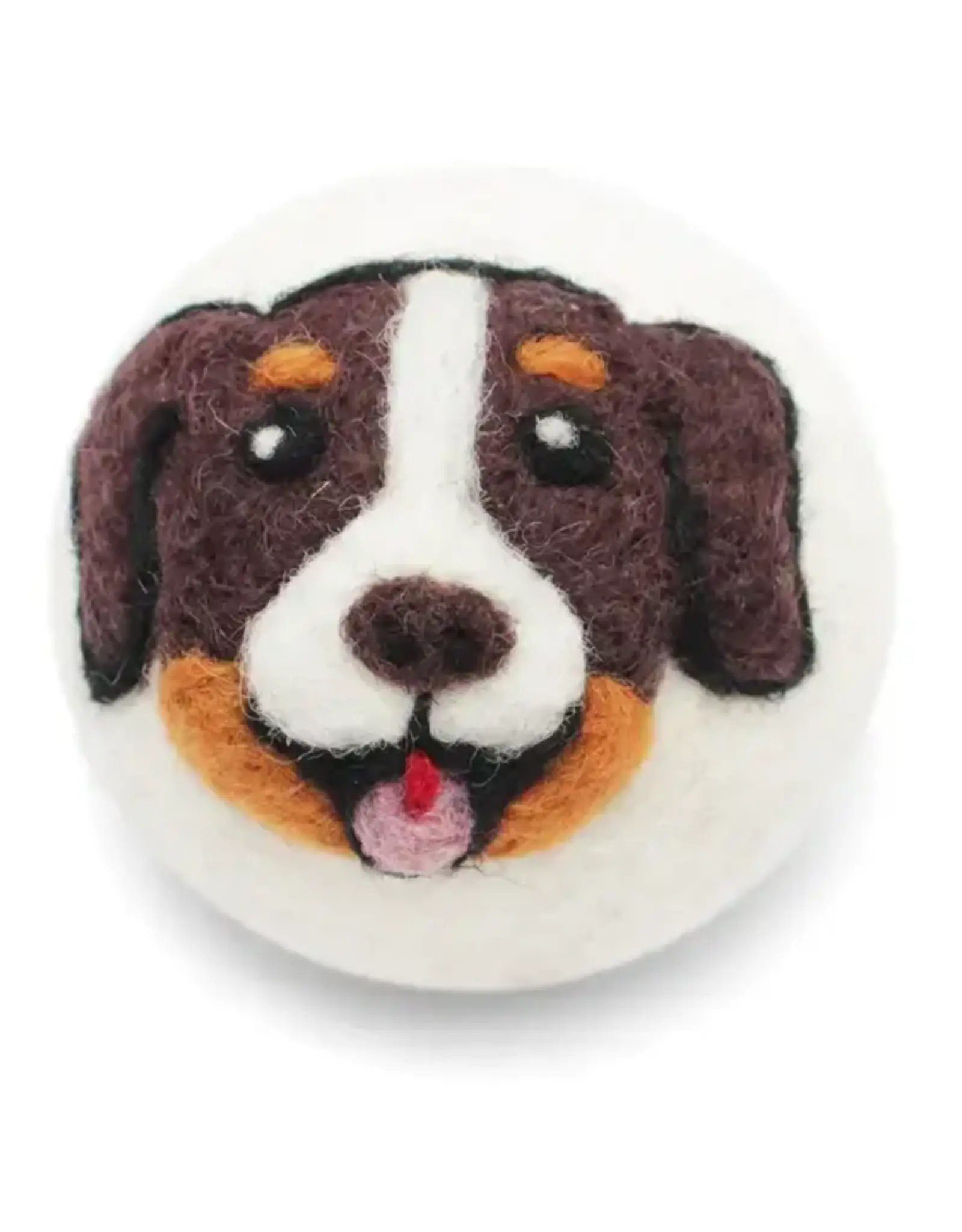 Ethical Global Dark Brown Dog Felt Dryer Ball