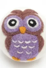 Ethical Global Purple Owl Felt Dryer Ball