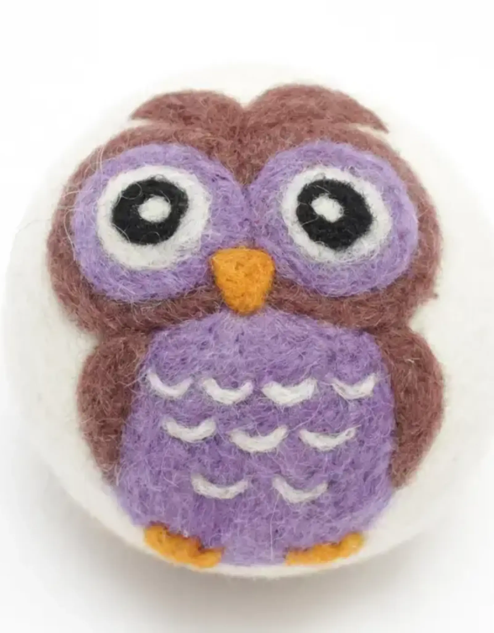 Ethical Global Purple Owl Felt Dryer Ball