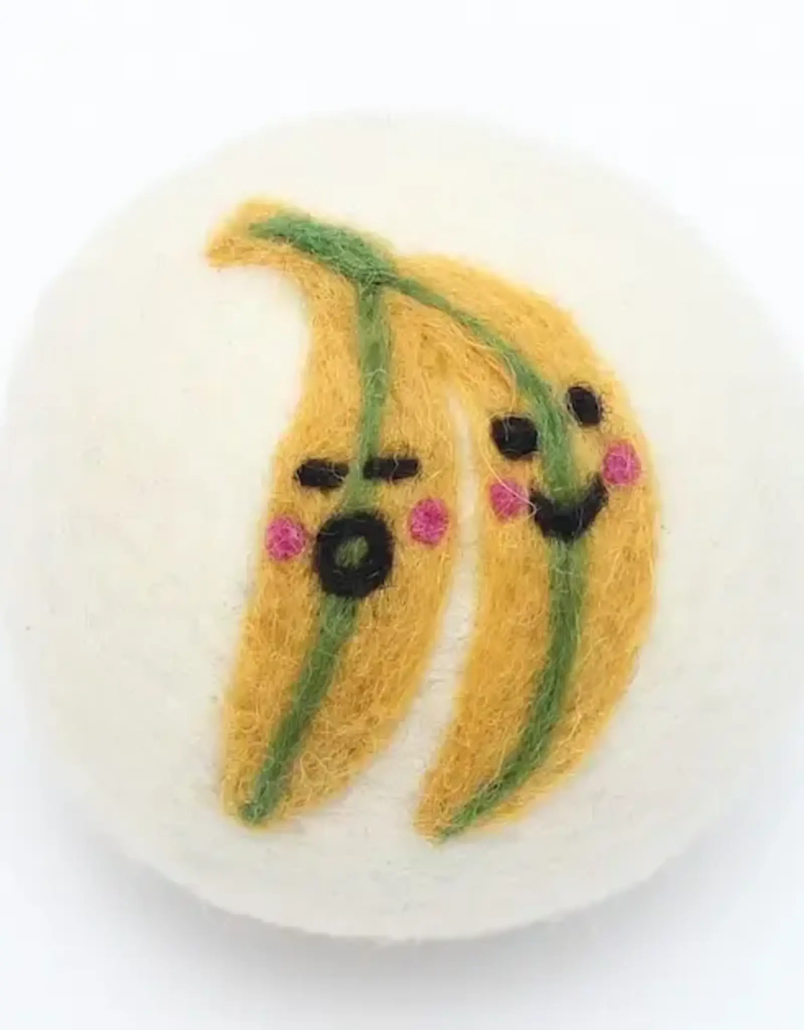 Ethical Global Bananas Felt Dryer Ball