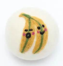 Ethical Global Bananas Felt Dryer Ball