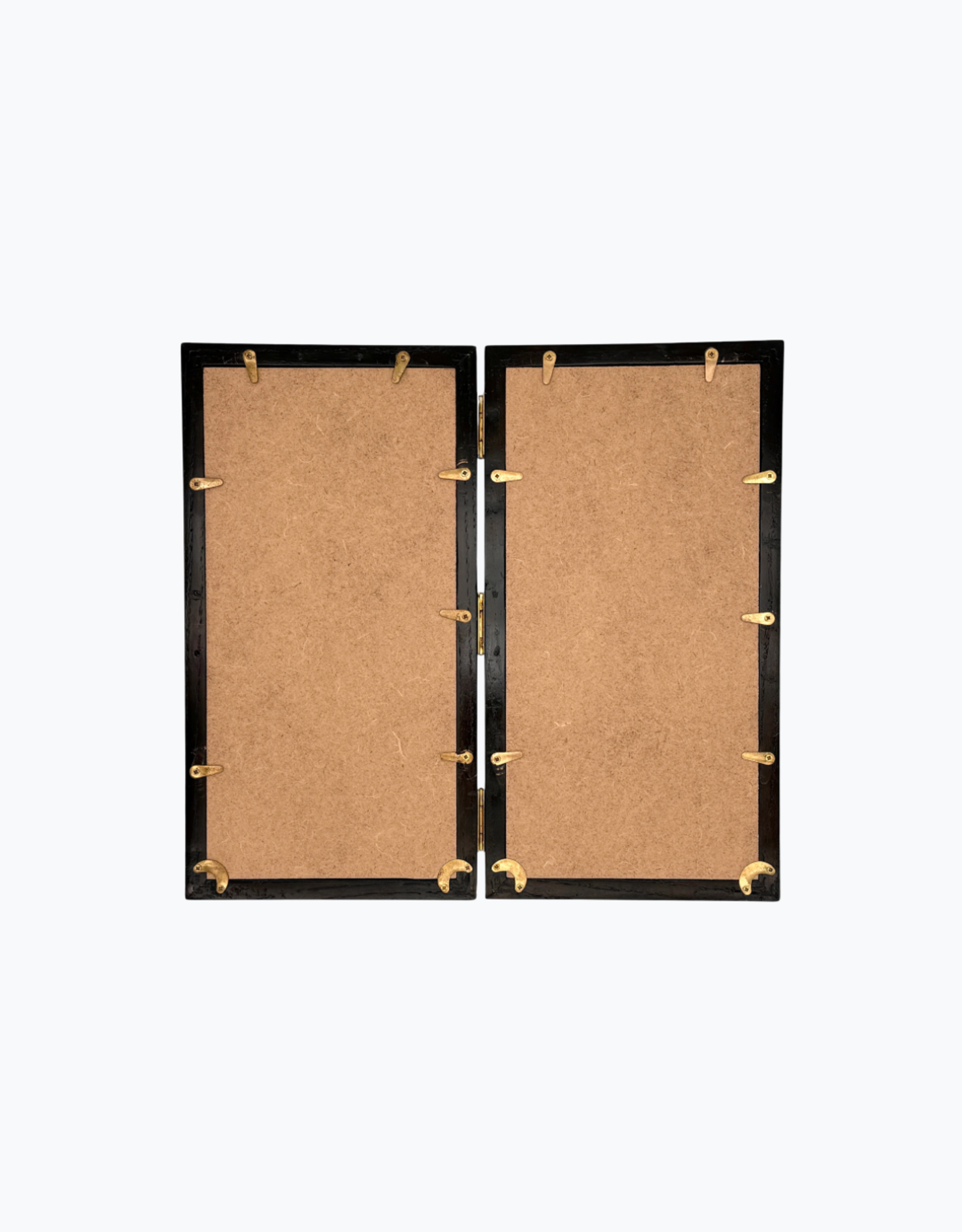 Bunyaad Pakistan 212720 Dark Red Oak Wood Quad Frame Hinged