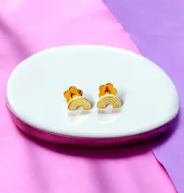 EthicGoods Classic Mini Studs: Rainbow