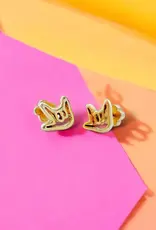 EthicGoods Classic Mini Studs: "I Love You"