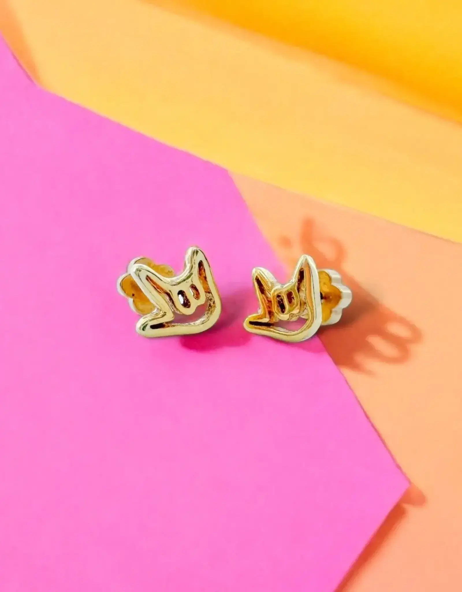 EthicGoods Classic Mini Studs: "I Love You"