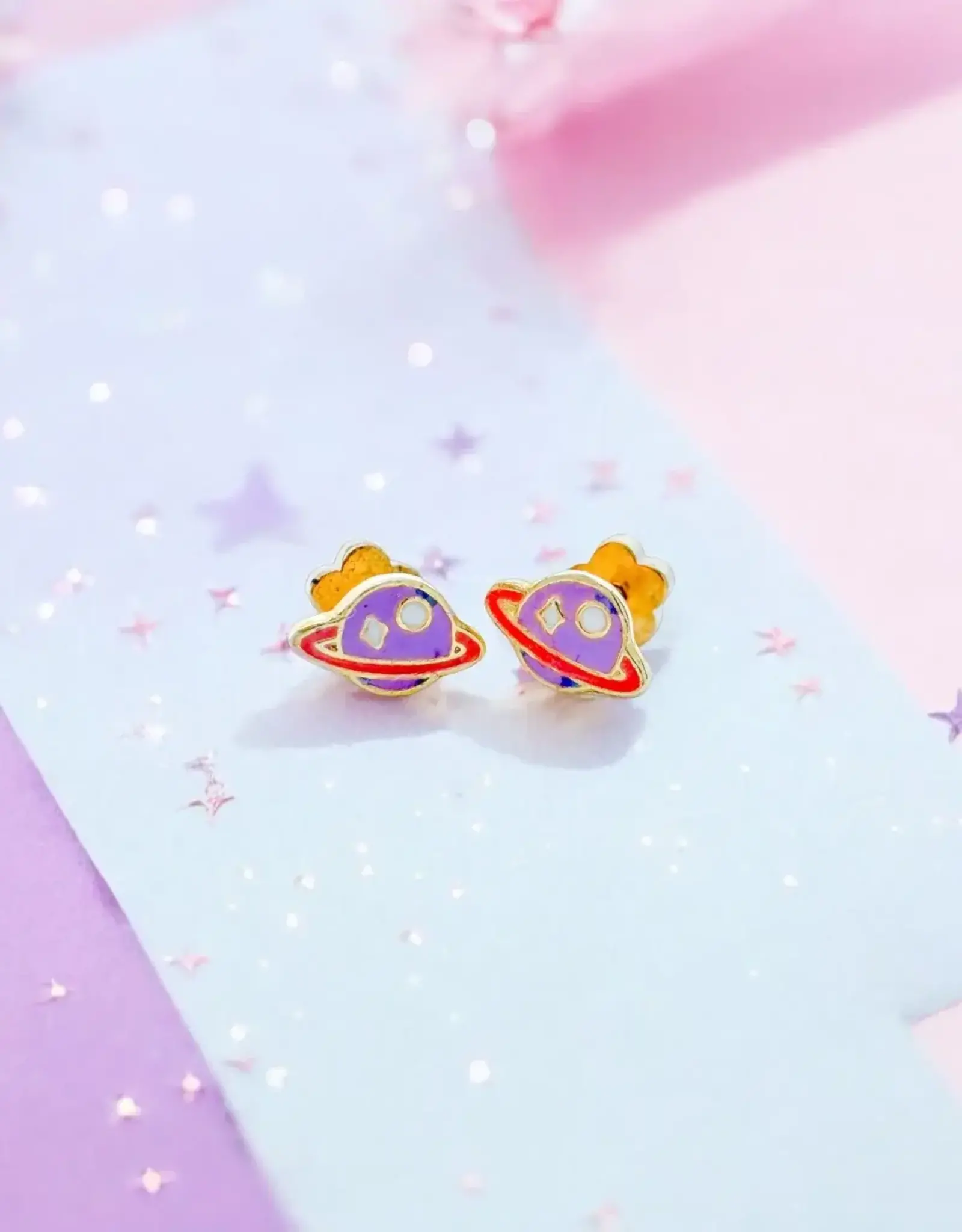 EthicGoods Classic Mini Studs: Saturn