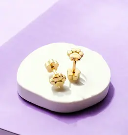 EthicGoods Classic Mini Studs: Paw Print