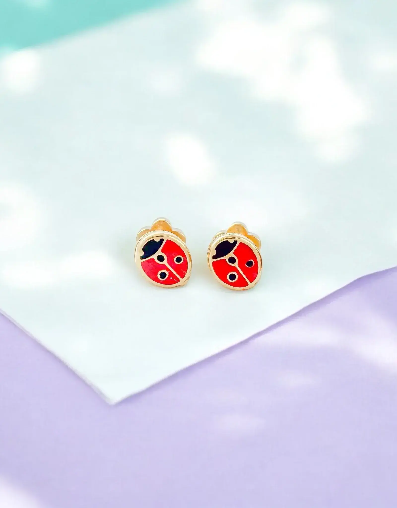 EthicGoods Classic Mini Studs: Ladybugs