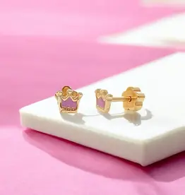 EthicGoods Classic Mini Studs: Princess Crowns