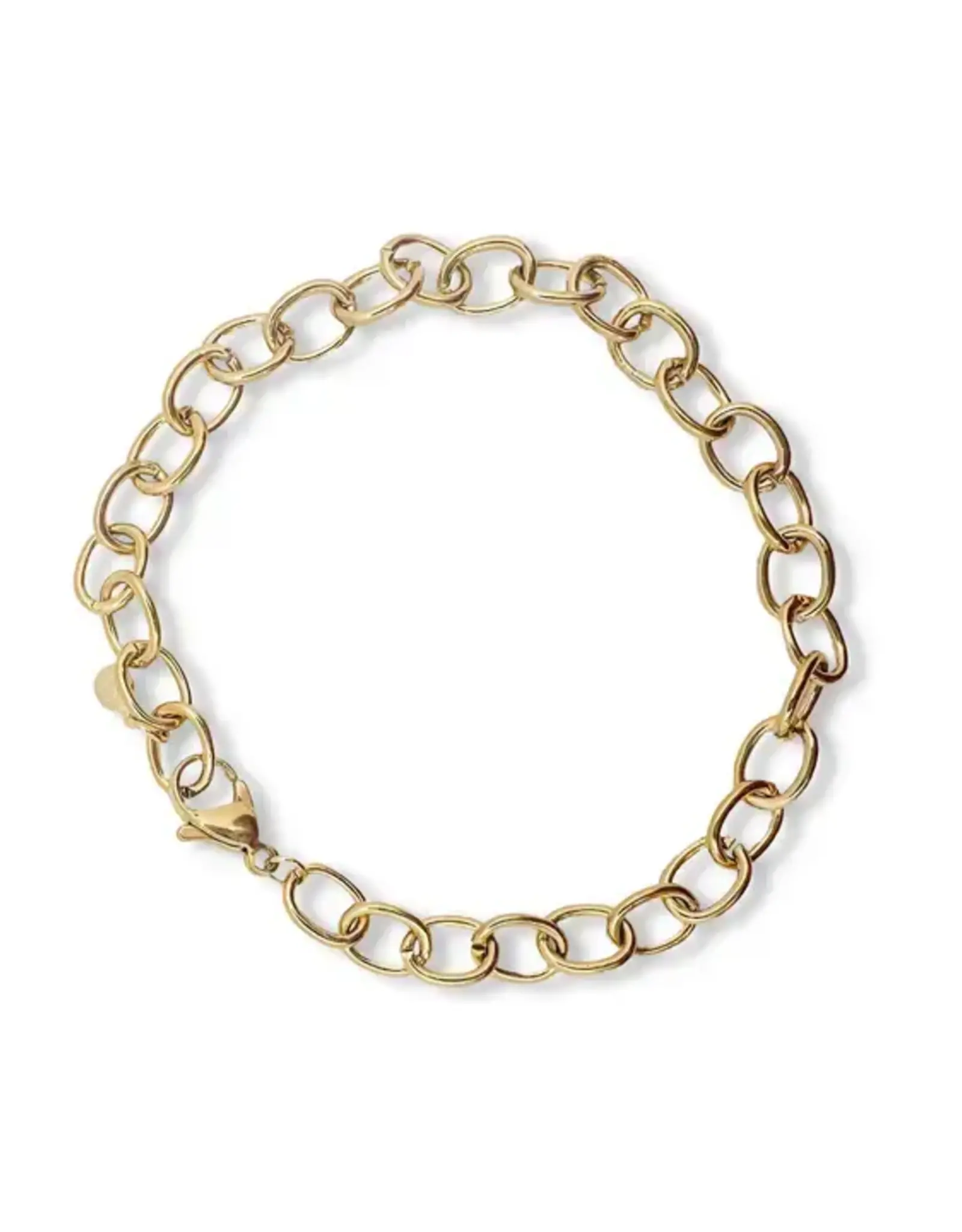 EthicGoods Bold Cable Chain Classic Gold Bracelet