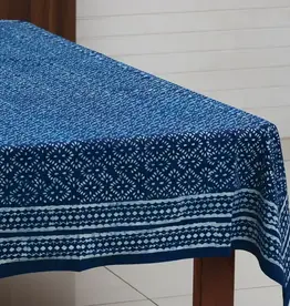 Sevya Handmade Indigo Tablecloth - 60" x 90"