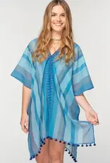 Sevya Handmade Aishani Handloom Top Blue
