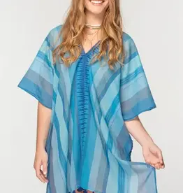Sevya Handmade Aishani Handloom Top Blue