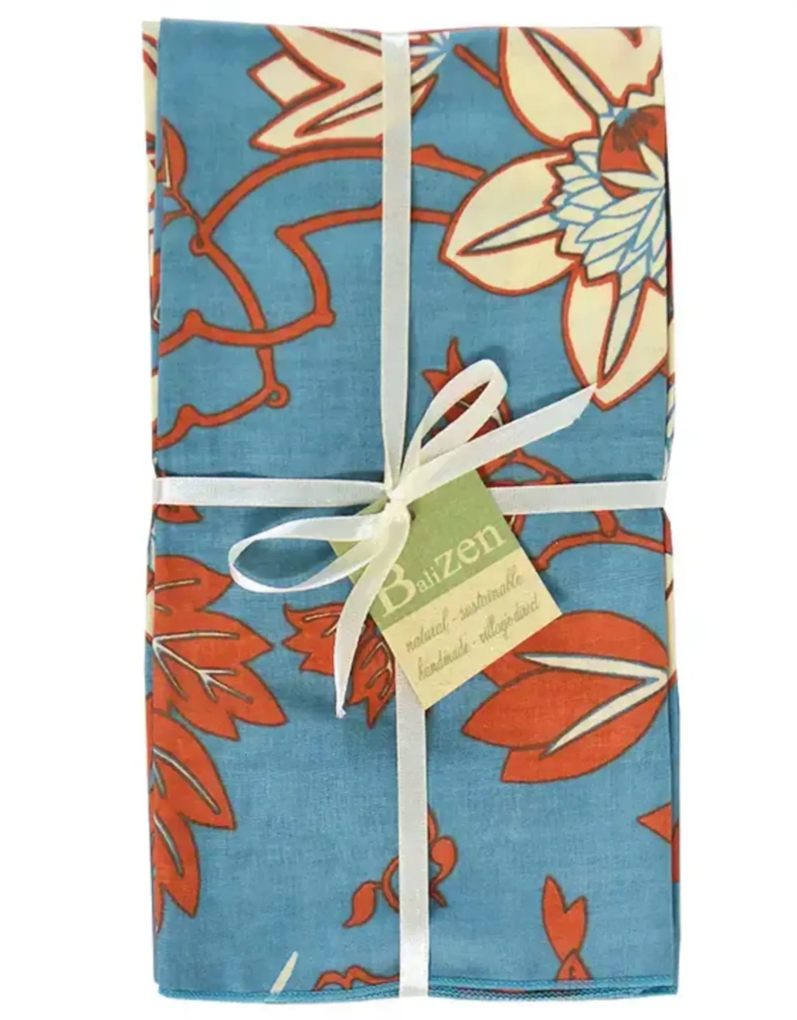Balizen Passion Flower Blue Spice Napkins