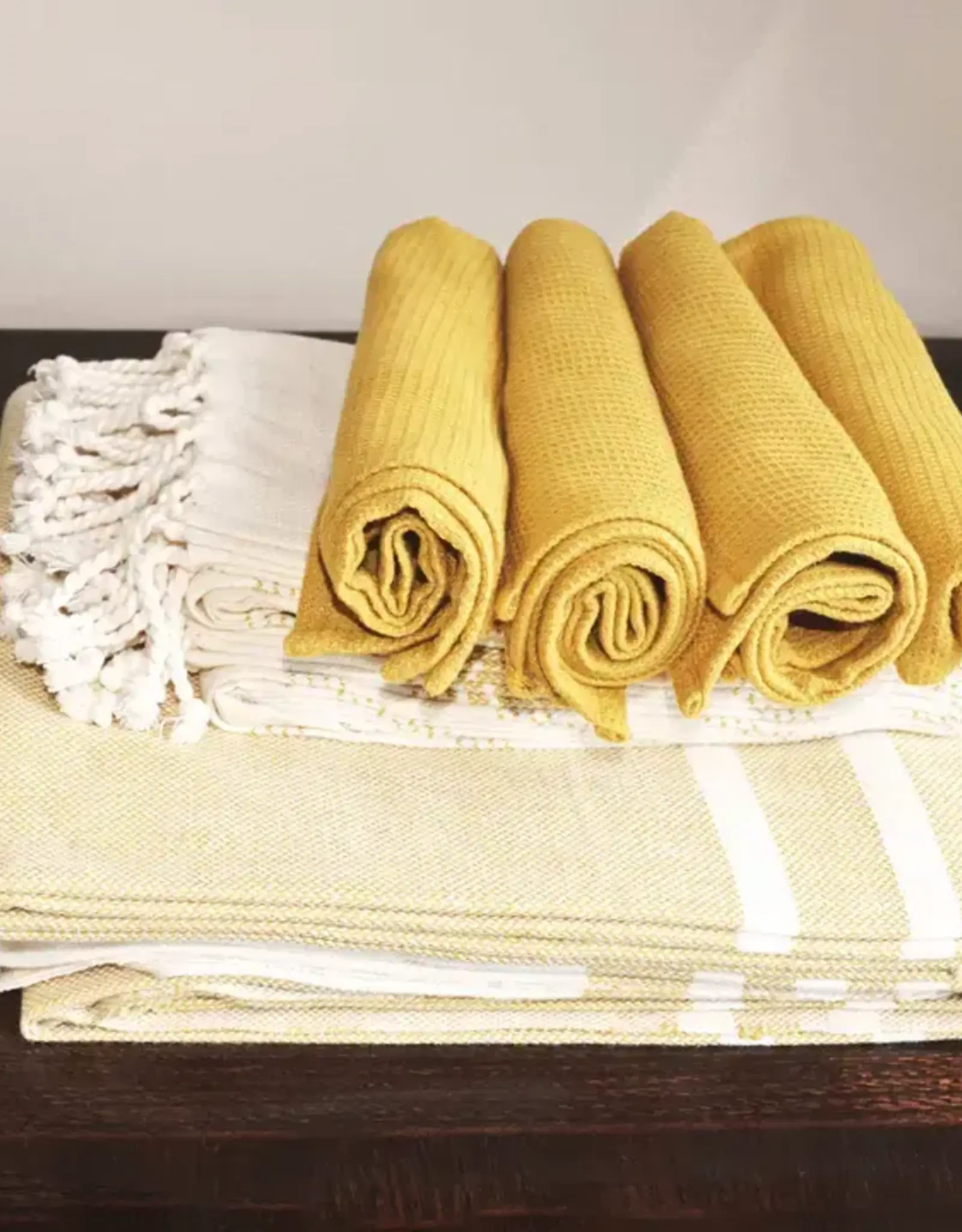 Sobremesa Organic Cotton Wash Cloth - Yellow