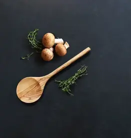 Sobremesa Shallow Olive Wood Serving Spoon