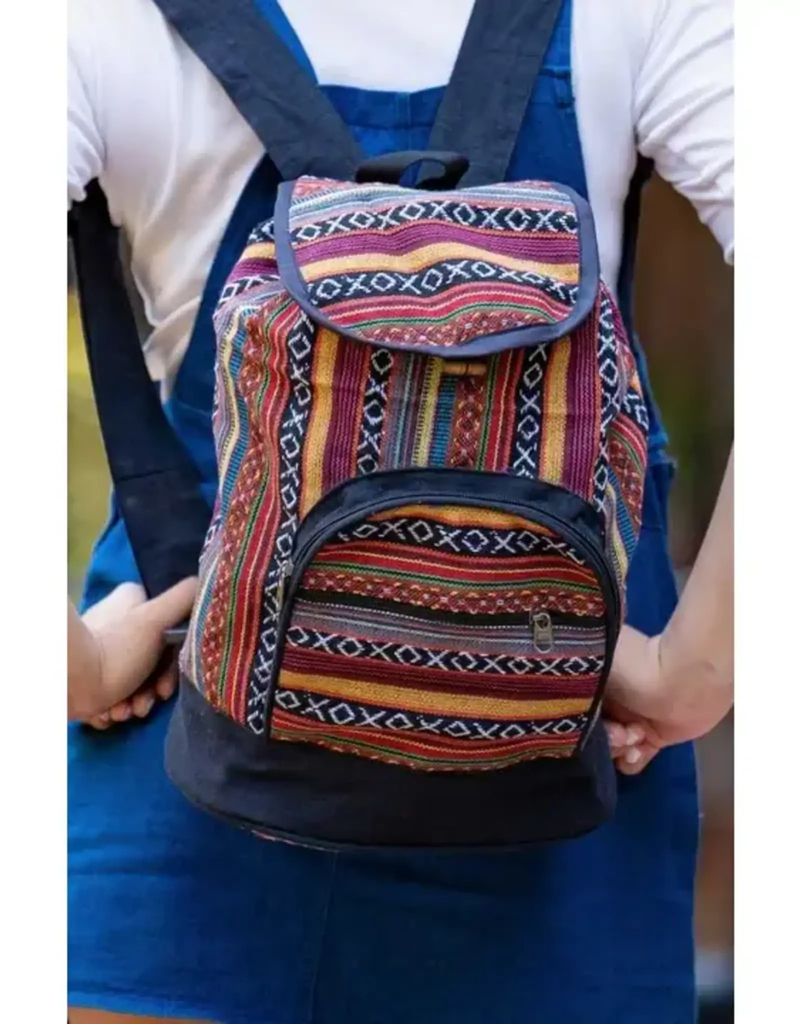 Ganesh Himal Cotton Gyari Drawstring Backpack (Assorted)