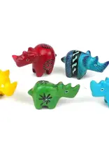 Global Crafts Tiny Rhinos -  Kisii Stone 1.5 - 2"