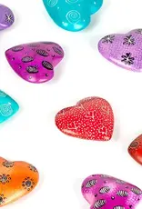Swahili African Modern Mini Soapstone Hearts