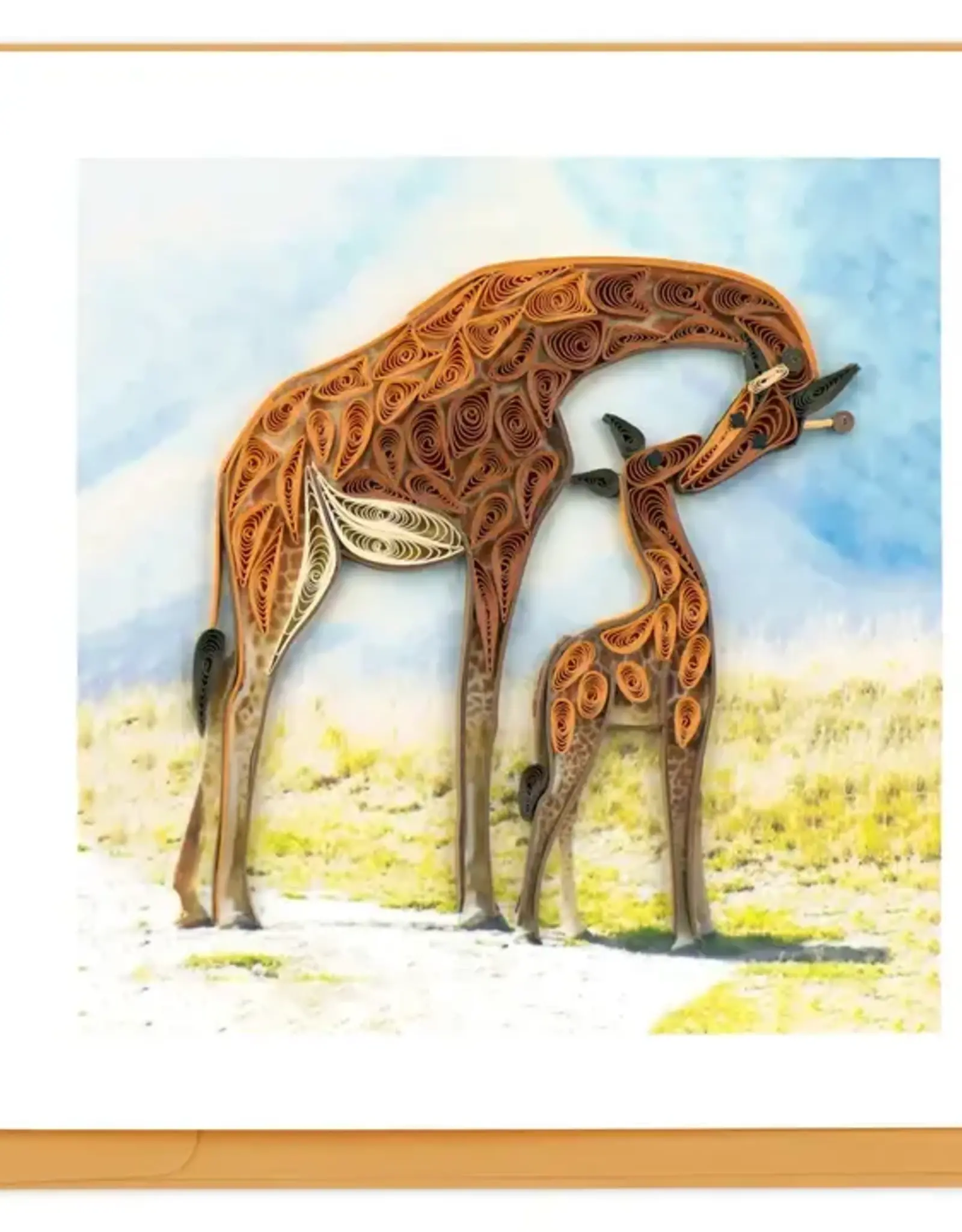 Quilling Card Quilled Giraffe Card